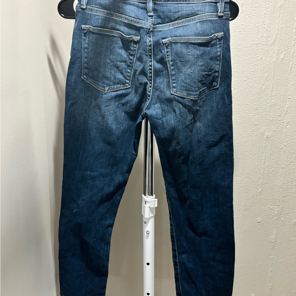 Frame Le straight cropped straight leg distressed jeans size 27 - Picture 6 of 8